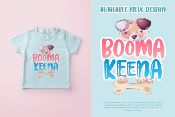 Booma Keena Font PNG with transparent background - Preview 1