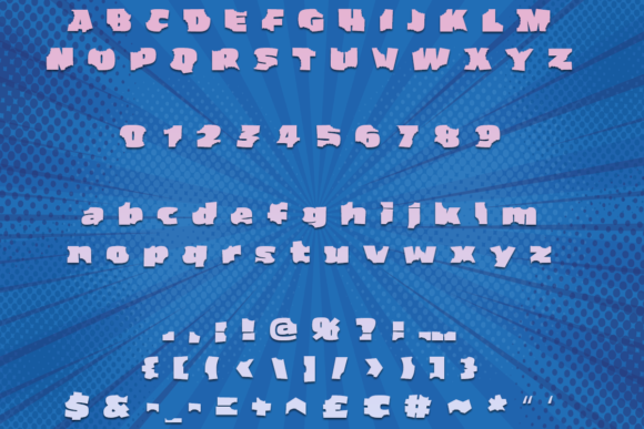 Chomped Font - Preview 1