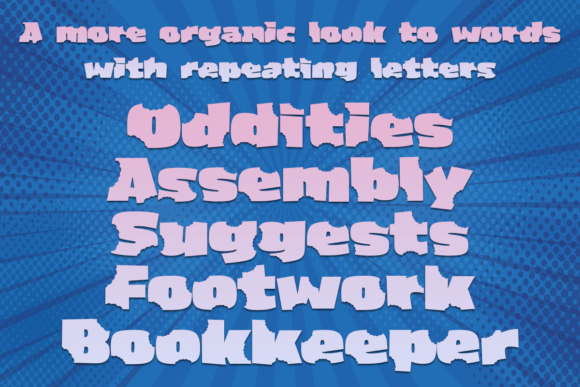 Chomped Font - Preview 2