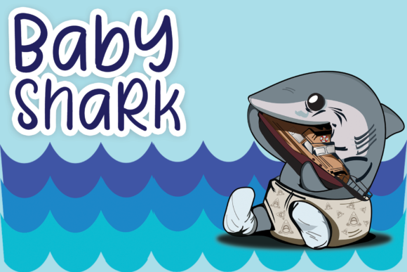 Daddy Shark Font - Preview 2