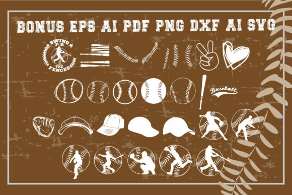 Grunge Baseball Font PNG with transparent background - Preview 3