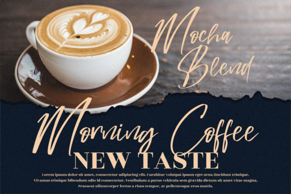 Mastille Attedro Font PNG with transparent background - Preview 3