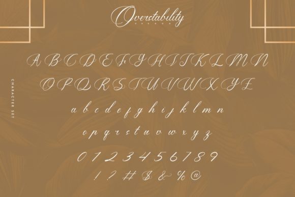 Overstability Font PNG with transparent background - Preview 3