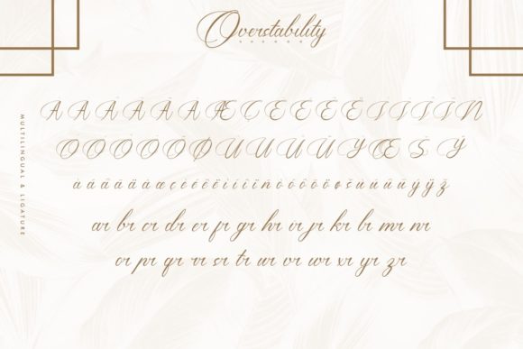 Overstability Font PNG with transparent background - Preview 5