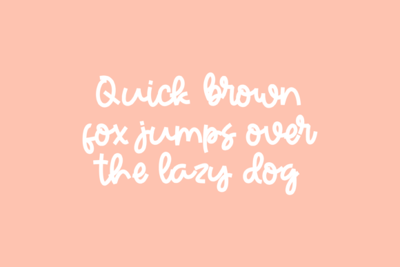 Peach Mezmerise Font PNG with transparent background - Preview 4