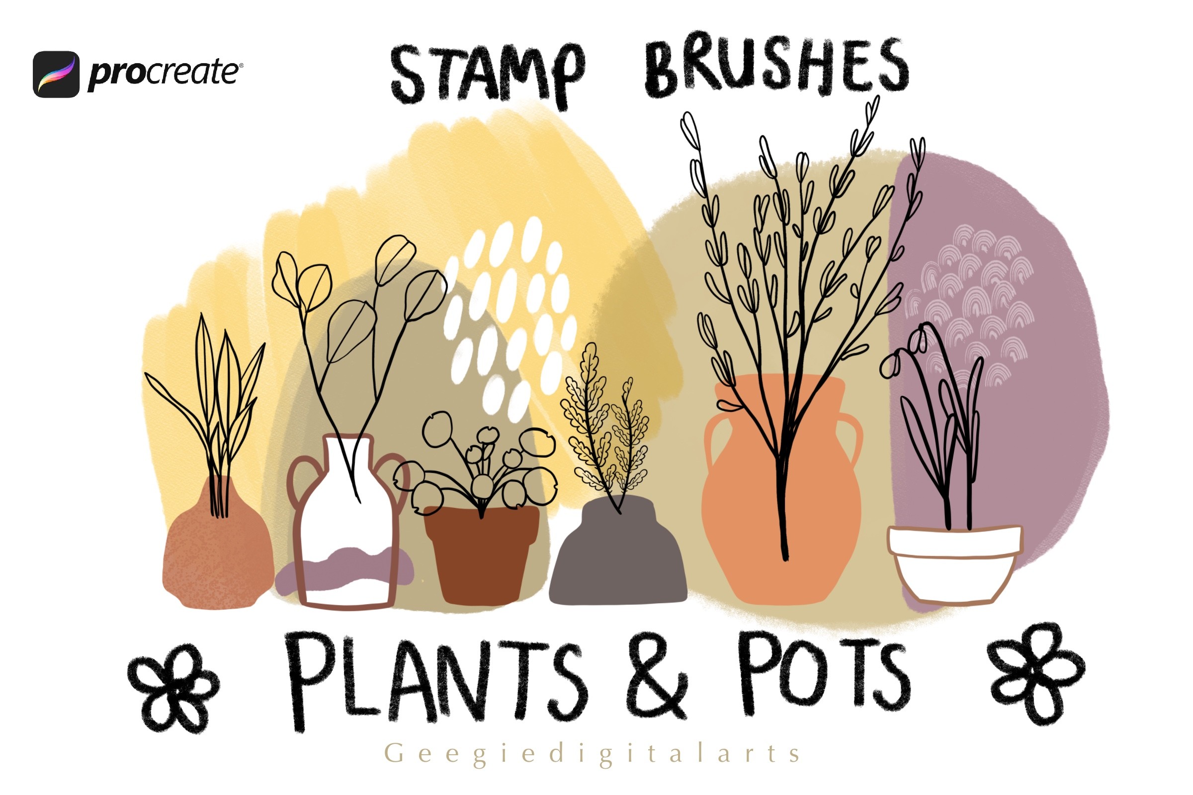 Procreate Brush Stamp Graphic by Geegiedigitalarts · Creative Fabrica