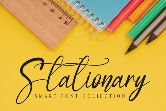Signature Rainbows Font PNG with transparent background - Preview 2