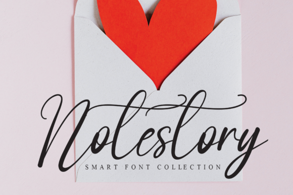 Signature Rainbows Font PNG with transparent background - Preview 3