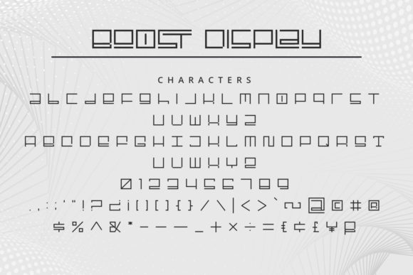 Boost Display Font - Preview 6