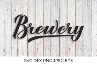 Brewery calligraphy hand lettering