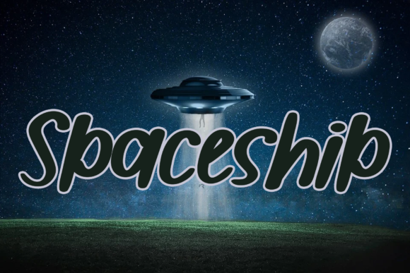 Night Star Font PNG with transparent background - Preview 3