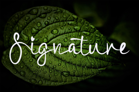 Rainbow Line Font PNG with transparent background - Preview 3