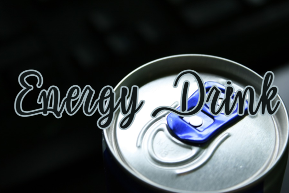 Red Bull Font PNG with transparent background - Preview 1