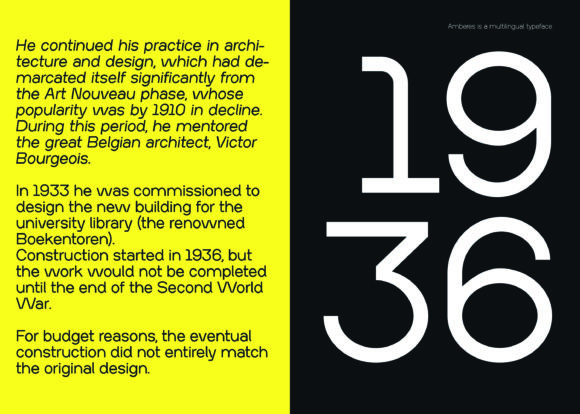 Amberes Font - Preview 1