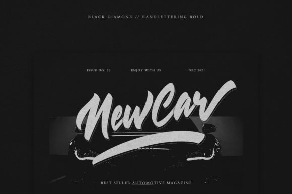 Black Diamond Font - Preview 1
