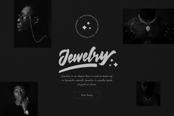 Black Diamond Font - Preview 4