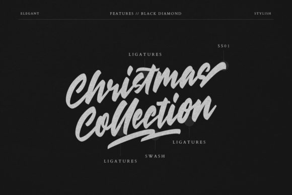 Black Diamond Font - Preview 5