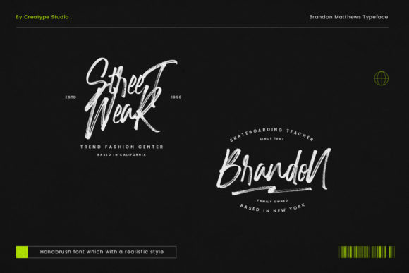Brandon Matthews Font - Preview 2