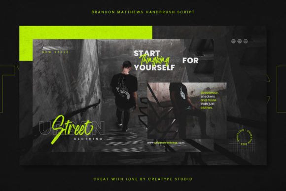 Brandon Matthews Font - Preview 3