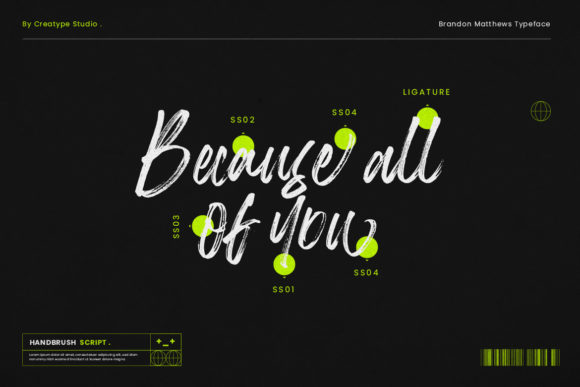 Brandon Matthews Font - Preview 4