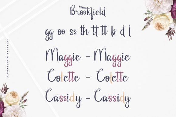 Brookfield Font - Preview 5