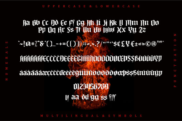 Burning Font - Preview 2