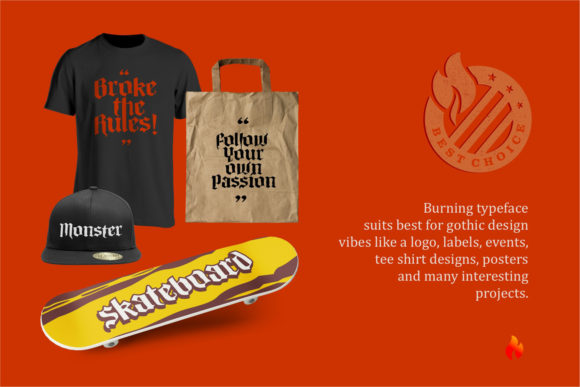 Burning Font - Preview 4