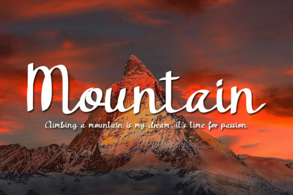 Caligraphy Font - Preview 3