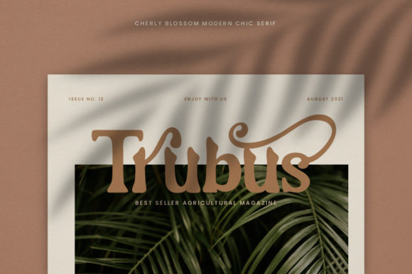 Cherly Blossom Font PNG with transparent background - Preview 2