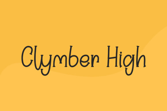 Clymber Font - Preview 6