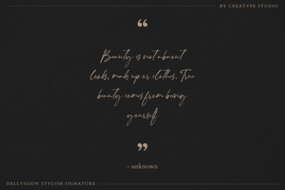 Dellyssion Font - Preview 6