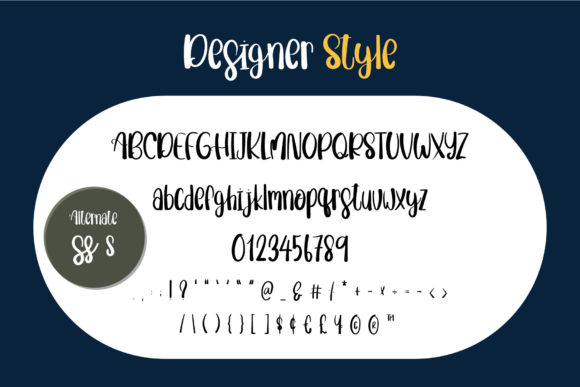 Designer Style Font - Preview 4