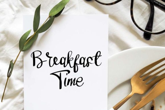 Family Time Font PNG with transparent background - Preview 1