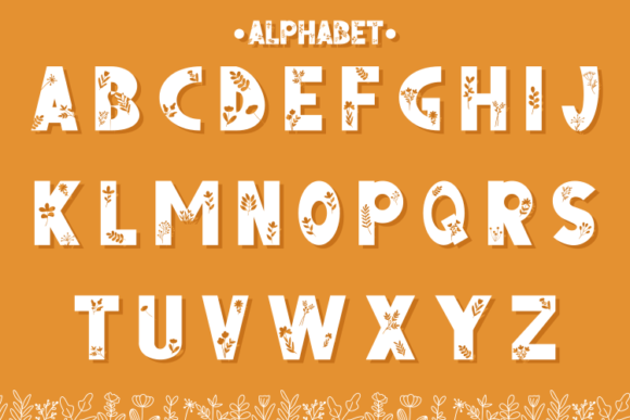 Florena Font PNG with transparent background - Preview 1