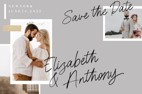 Gaston & Jacklyn Font PNG with transparent background - Preview 4