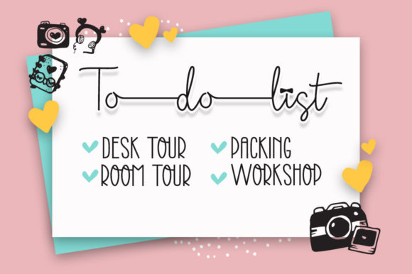 Girl Boy Font - Preview 3