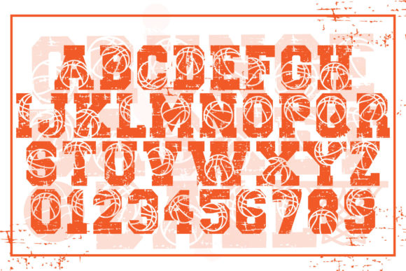 Grunge Basketball Font - Preview 2