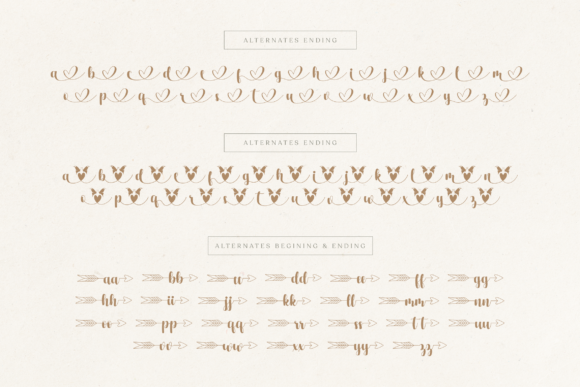 Harland Roselyn Font - Preview 5