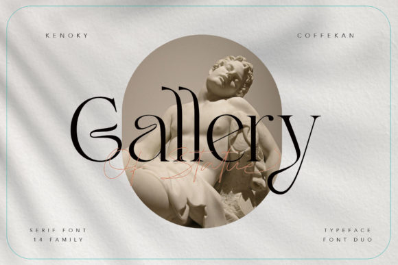 Kenoky Coffekan Font PNG with transparent background - Preview 2