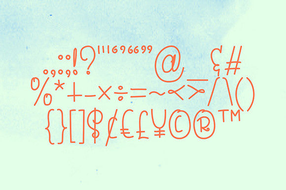 Little Dreams Font PNG with transparent background - Preview 6