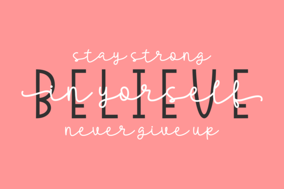 Marion Marijola Font PNG with transparent background - Preview 3
