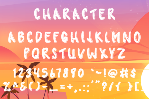 Only Morning Font PNG with transparent background - Preview 2