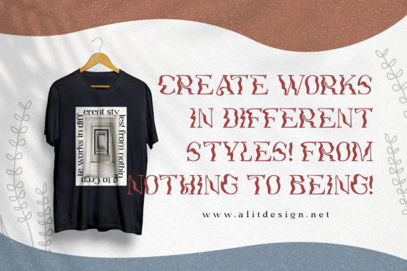 Rillogas Font PNG with transparent background - Preview 2