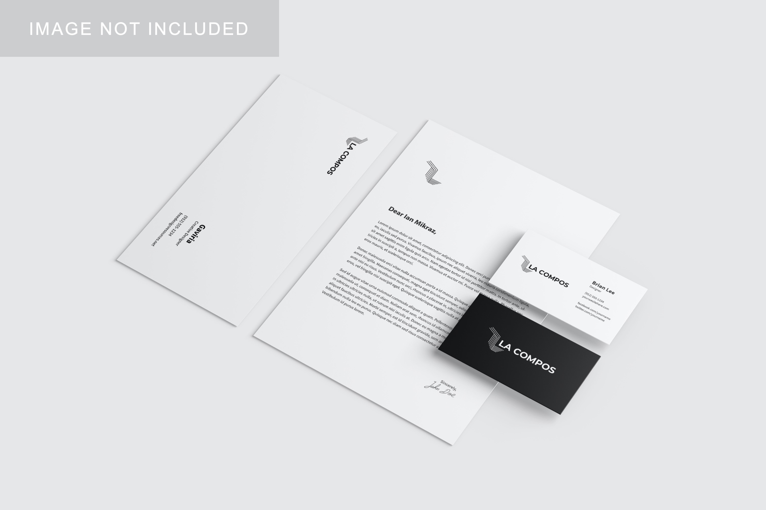 Stationery Brand Identity Mockup V3 Graphic by Ian Mikraz · Creative ...