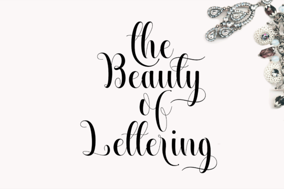 Beautiful Calligraphy Font - Preview 2
