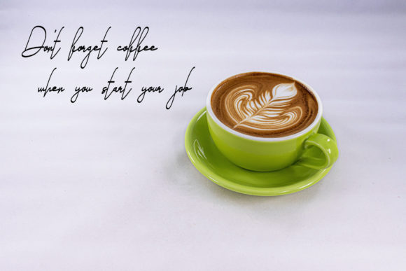 Coffee Drink Font - Preview 2