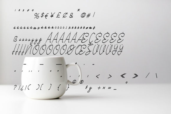 Coffee Drink Font - Preview 4