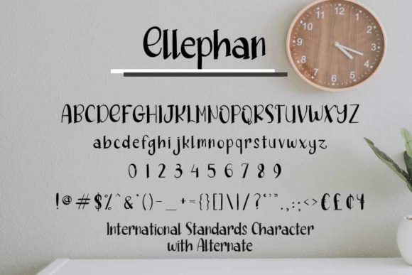 Ellephan Font - Preview 2
