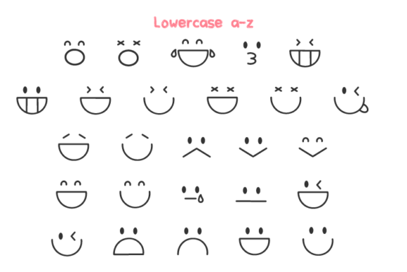 Emot Font - Preview 2
