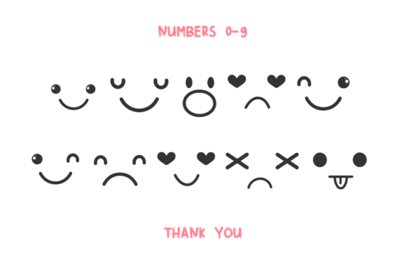 Emot Font - Preview 3